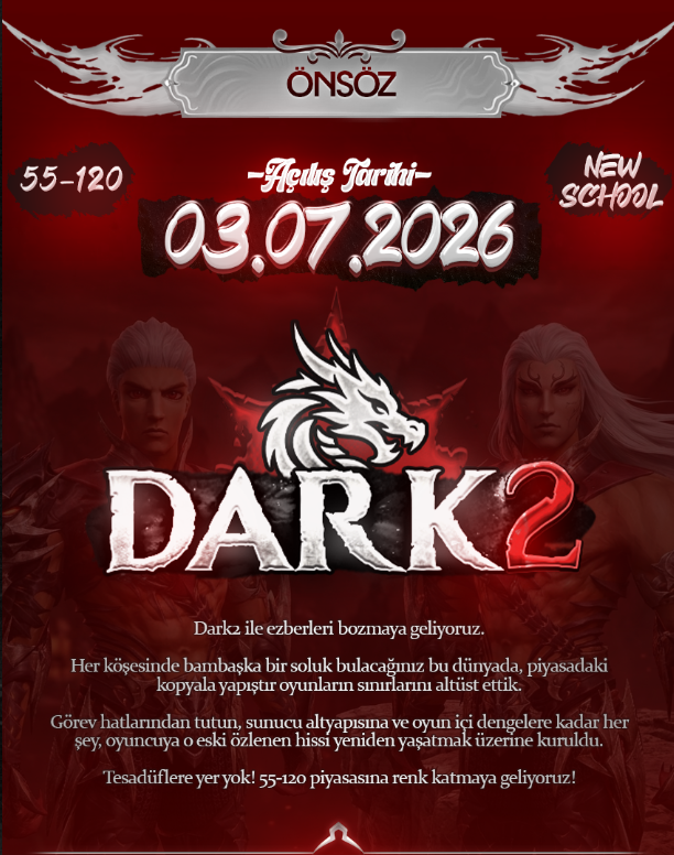 Dark2 Global Karakter Sınıfları
